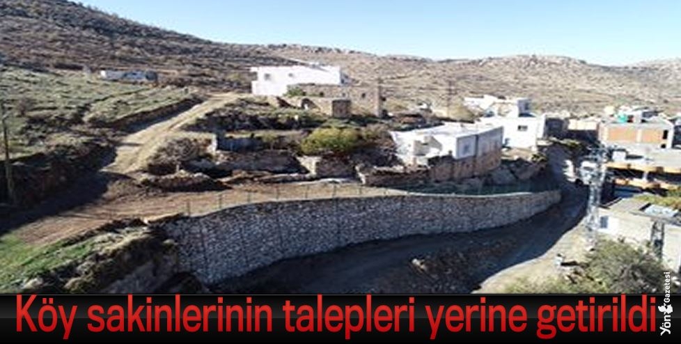 Köy sakinlerinin talepleri yerine getirildi