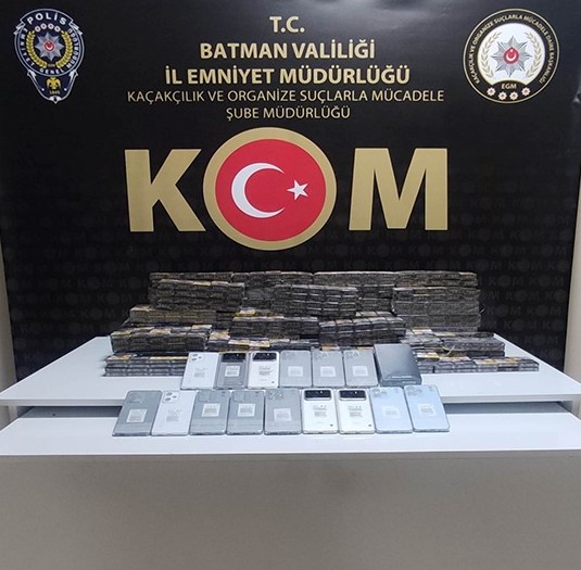 Batman’da çok sayıda gümrük kaçağı ürün ele geçirildi