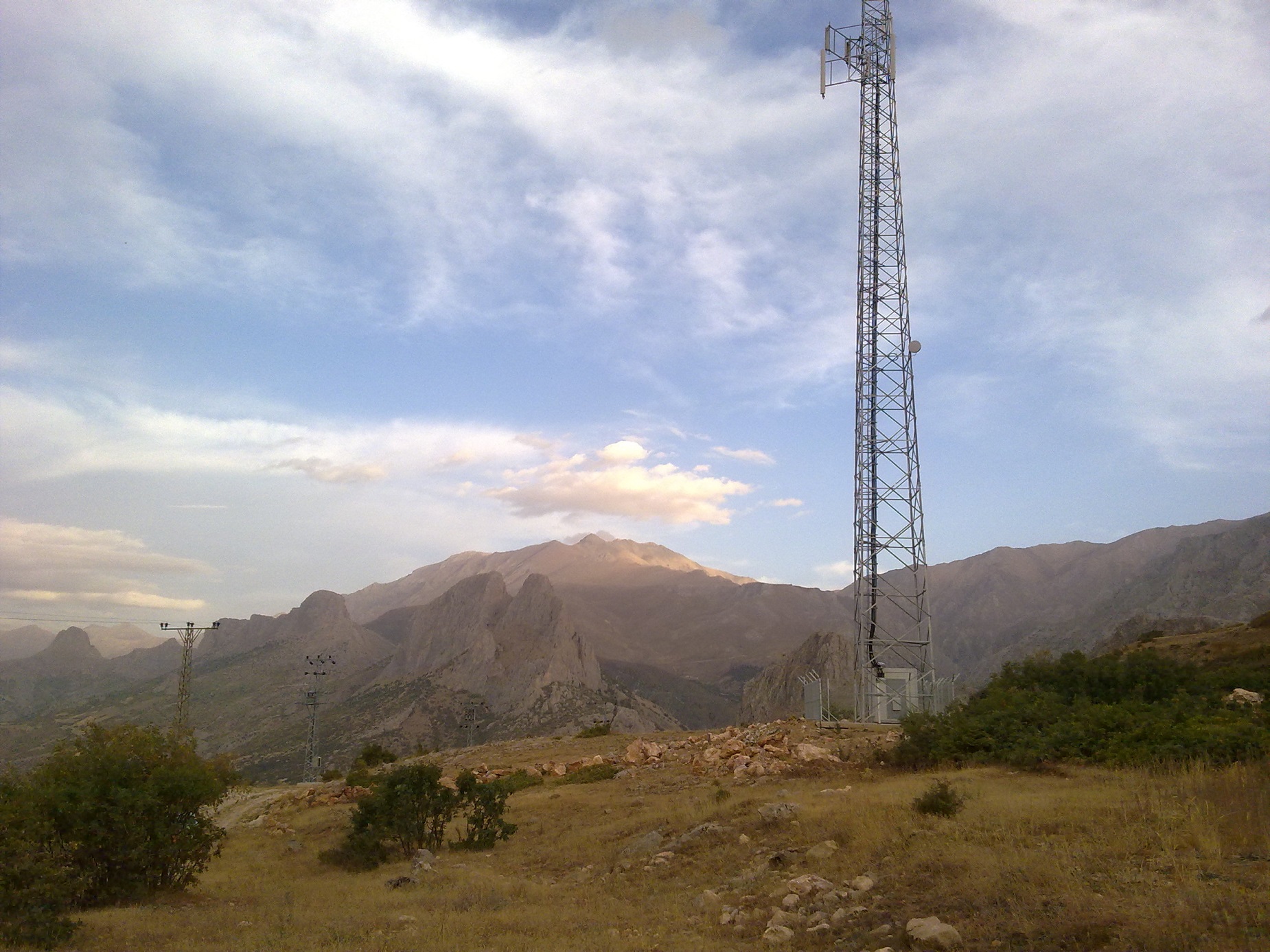 Kayıklı köyüne baz istasyonu kuruldu