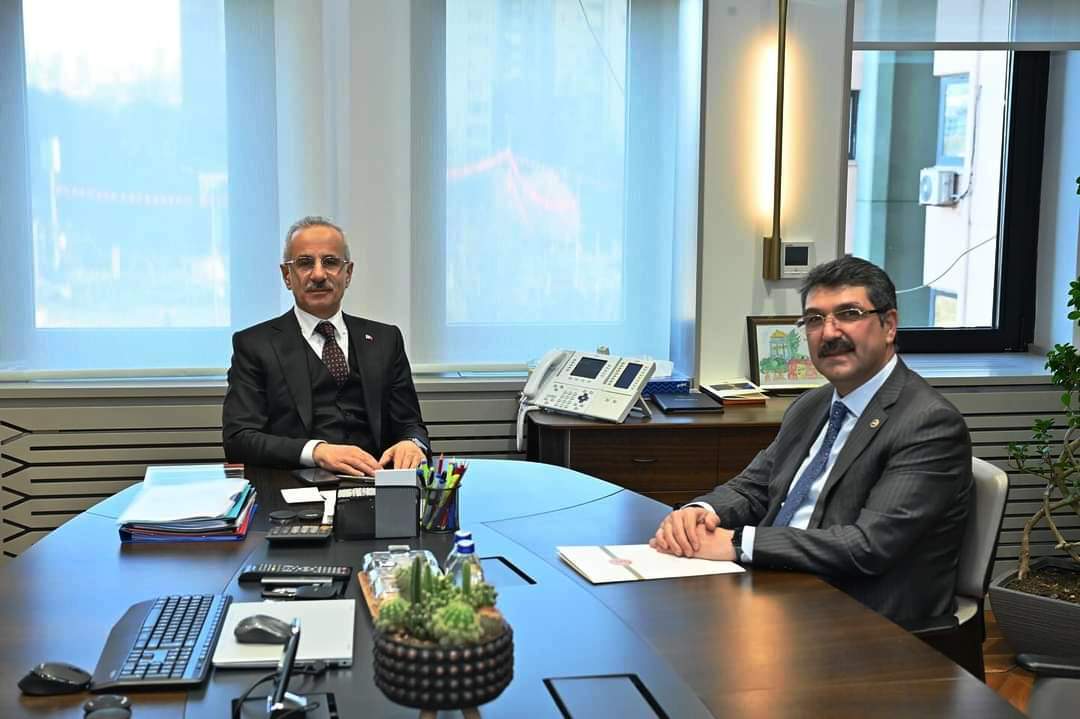 Nasıroğlu, yatırımlar için Bakan Uraloğlu ile görüştü
