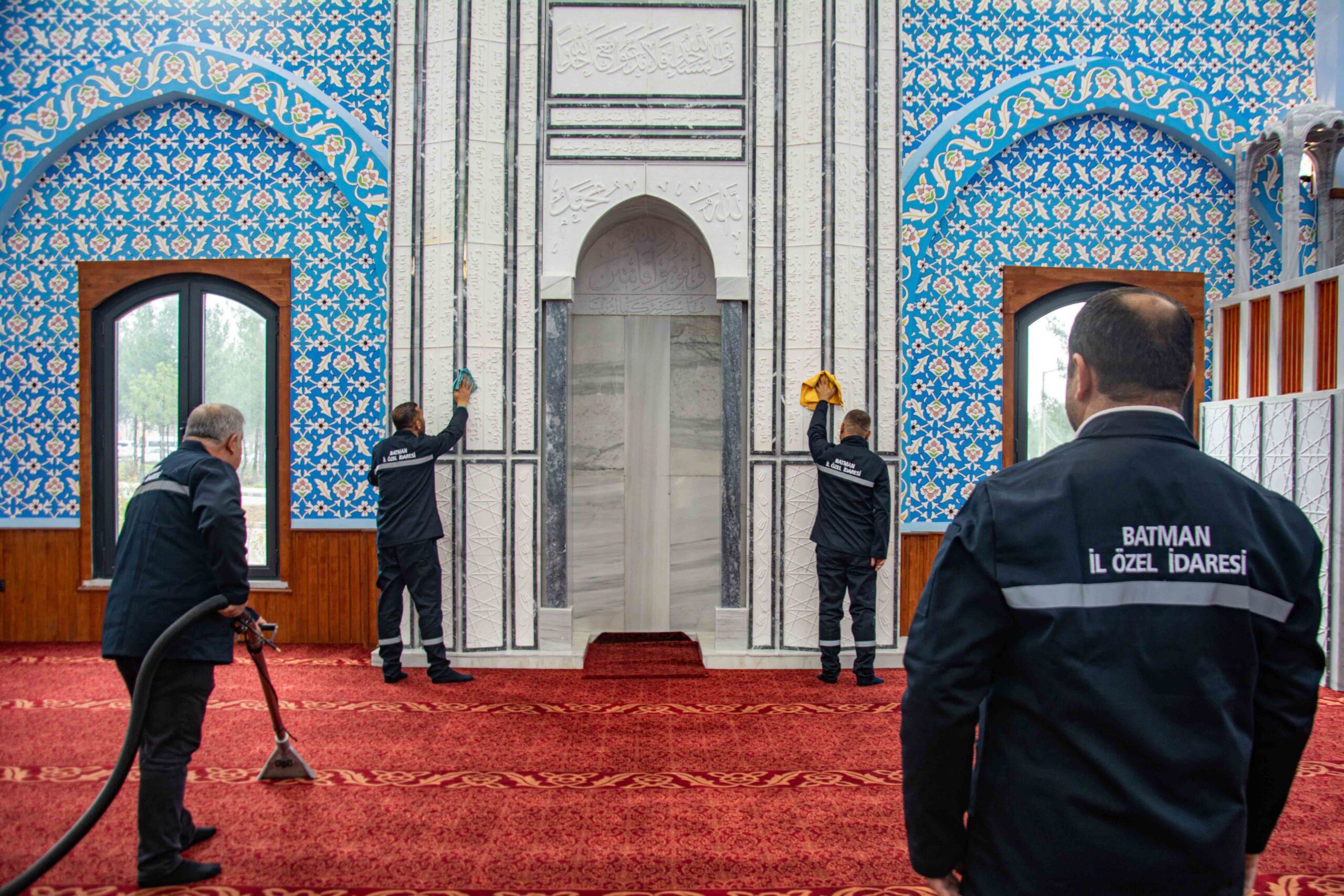 Batman’da ibadethanelerde temizlik