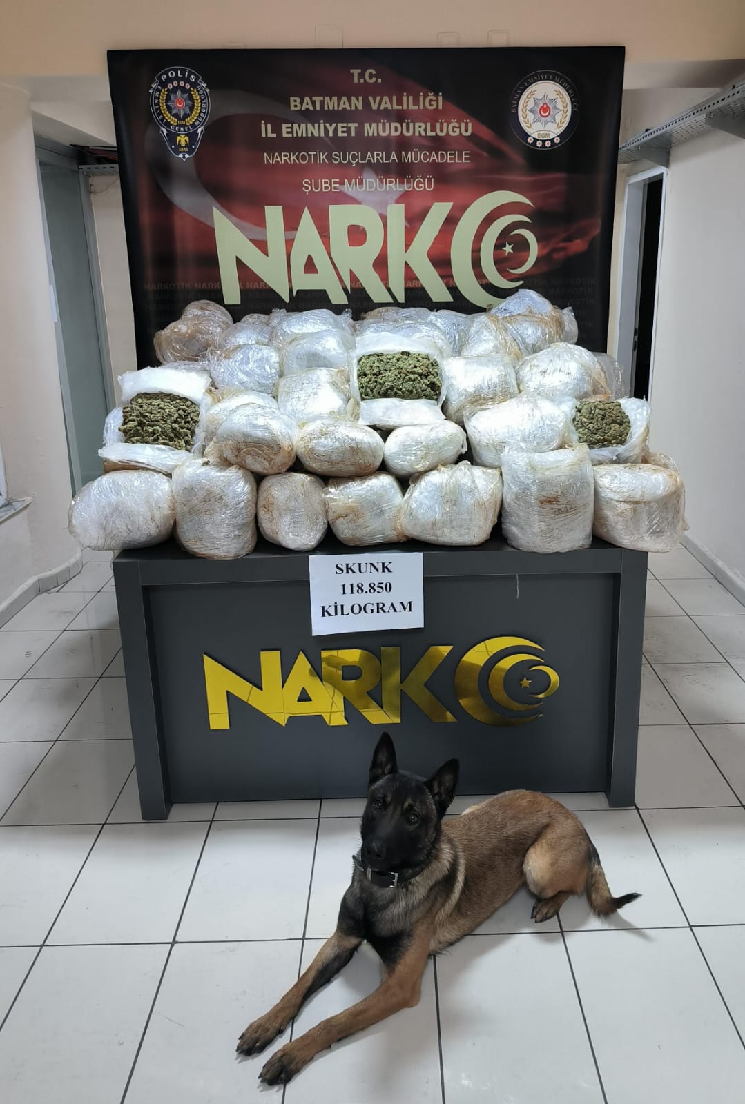 Batman’da uyuşturucu sevkiyatı baskını