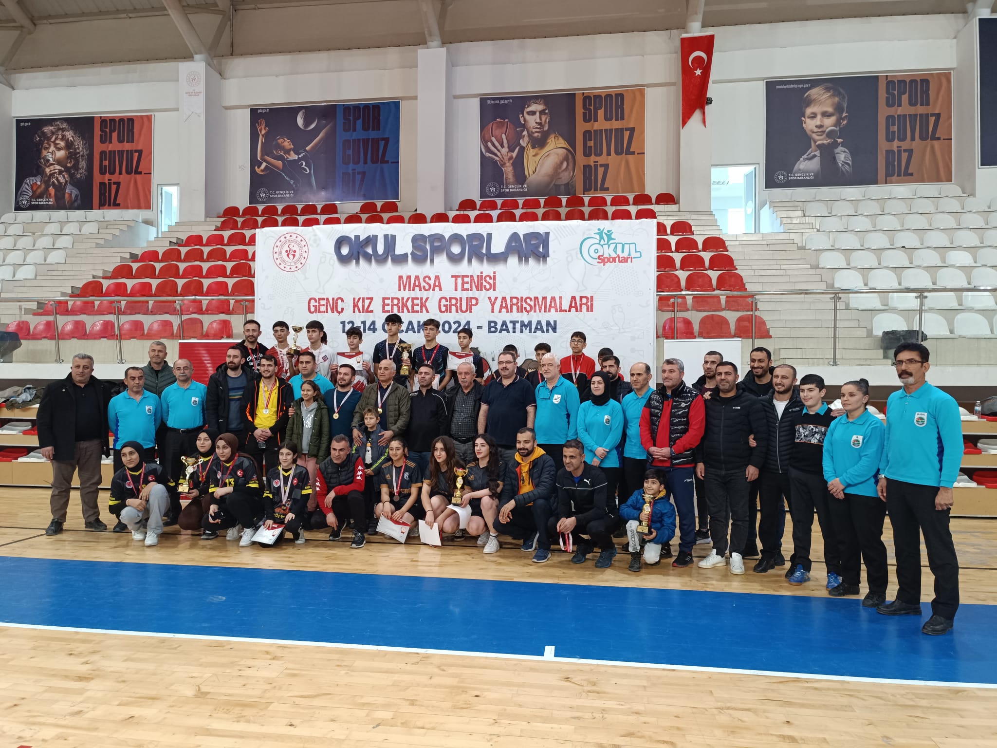 Batman’da 10 ilden 20 takım ağırlandı