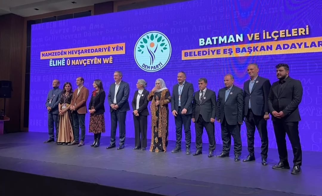 DEM PARTİ BATMAN ADAYLARINI AÇIKLADI
