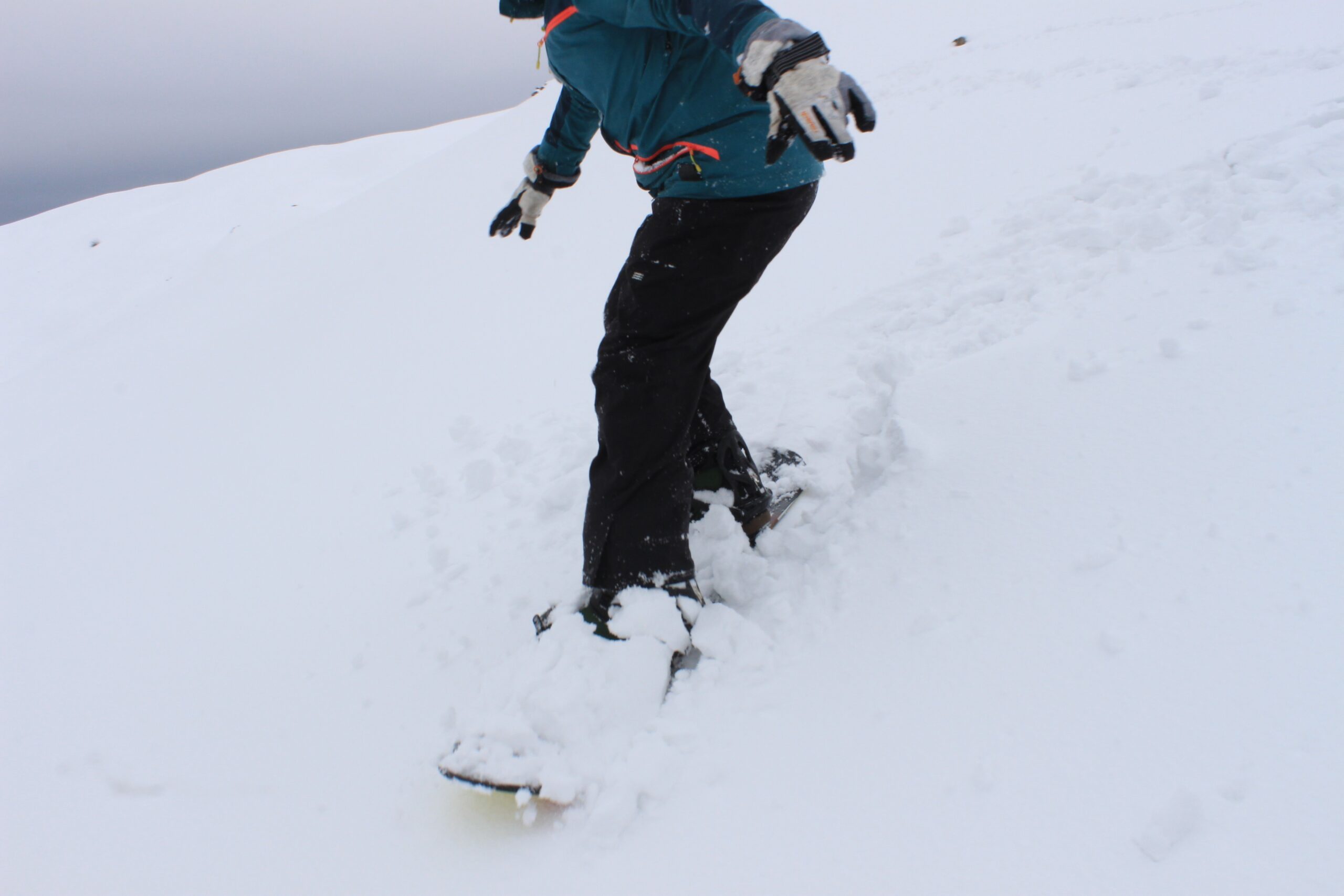 Kış sporları için ilk kayma deneyimi yaşandı