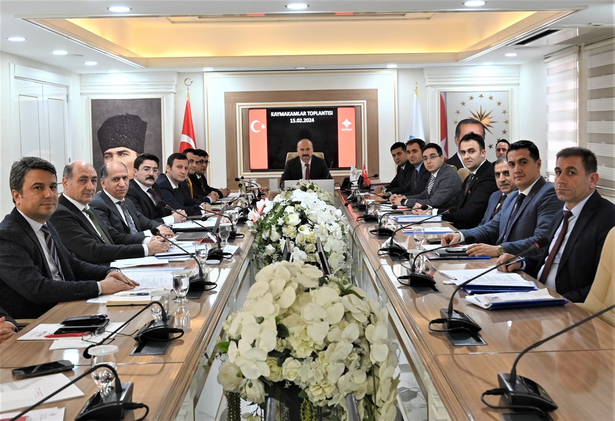 Kaymakamlar Toplantısı gerçekleştirildi