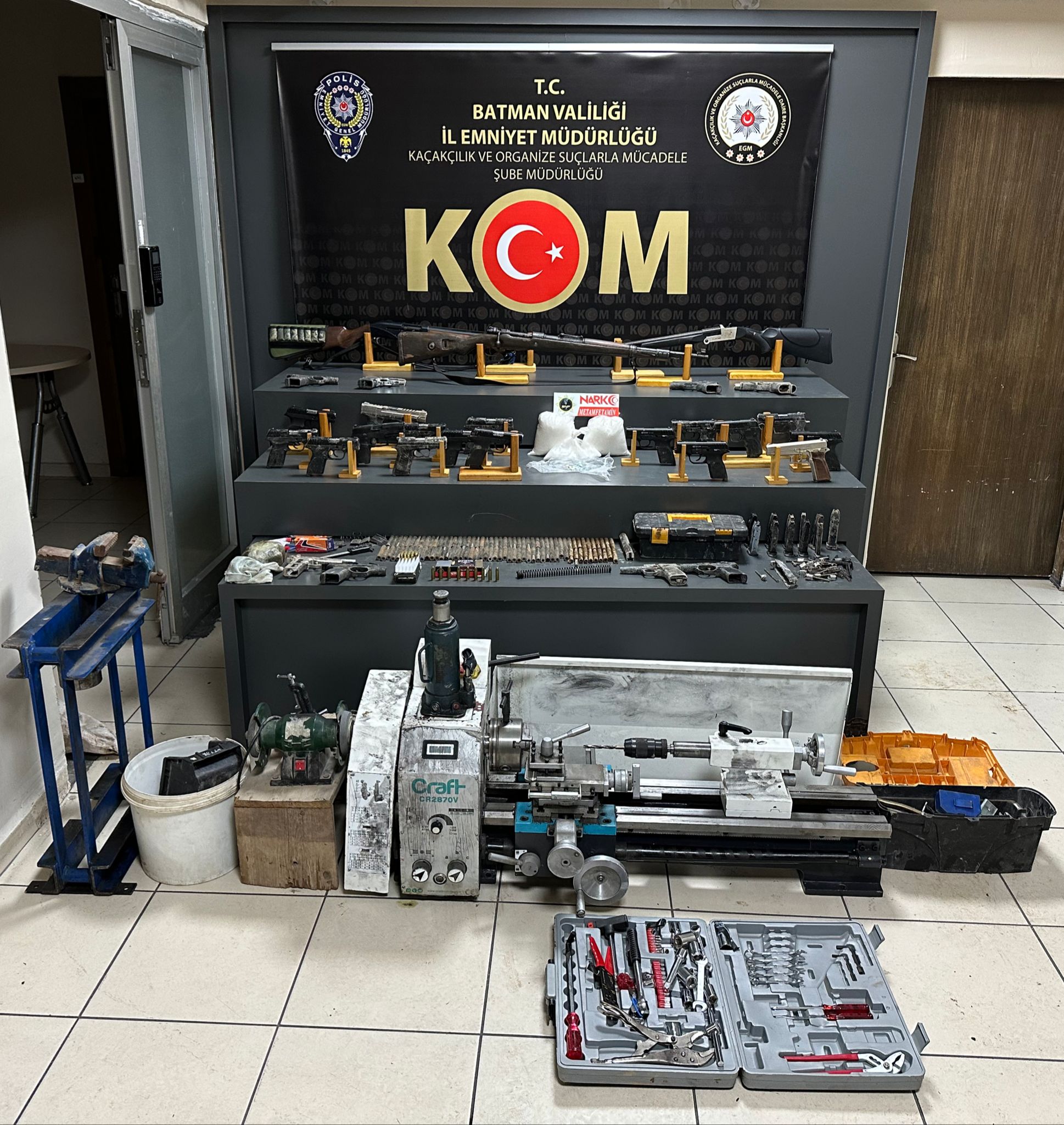 Batman’da kaçak silah imalatına baskın