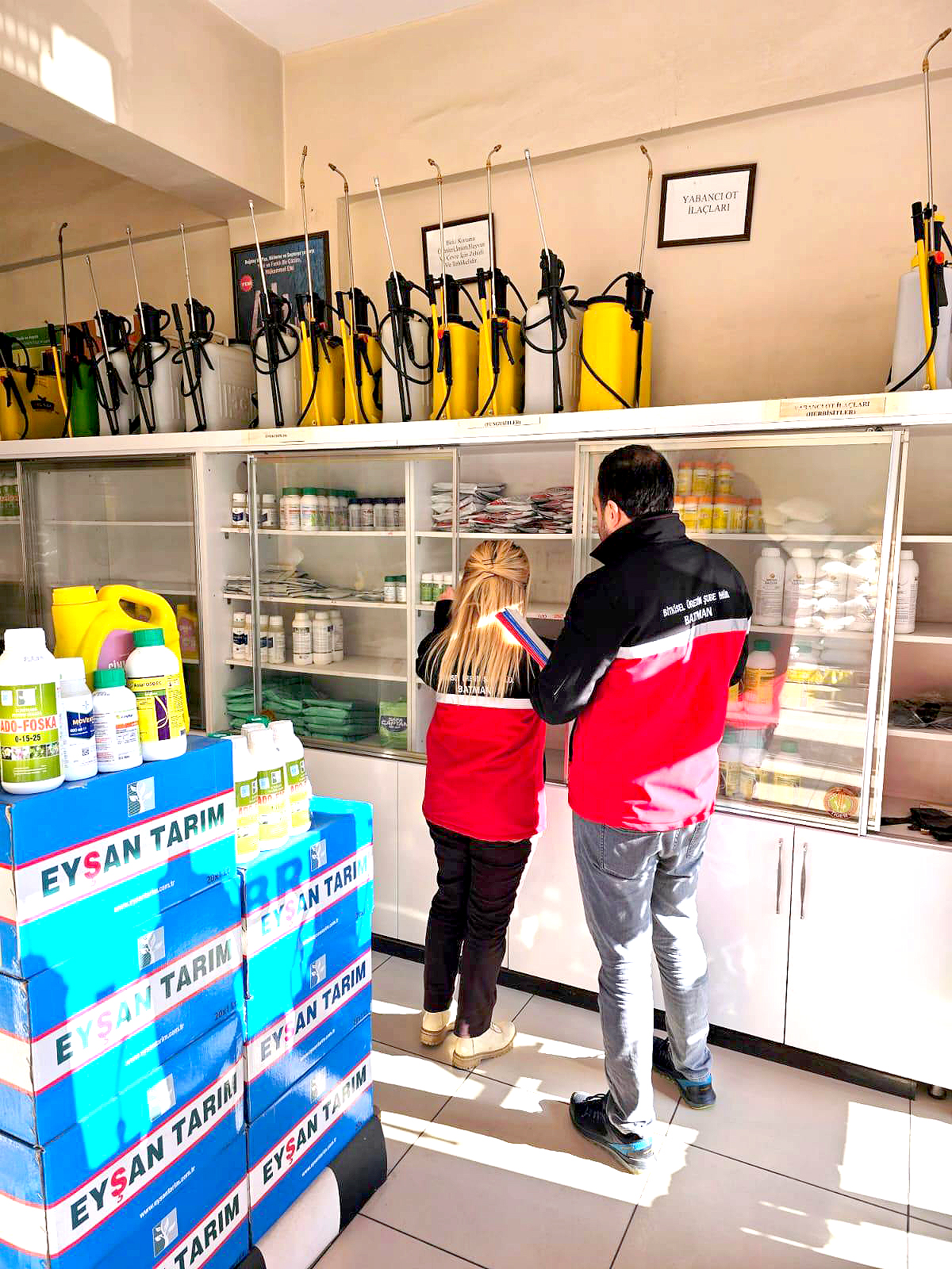 Batman’da tarım bayileri denetlendi