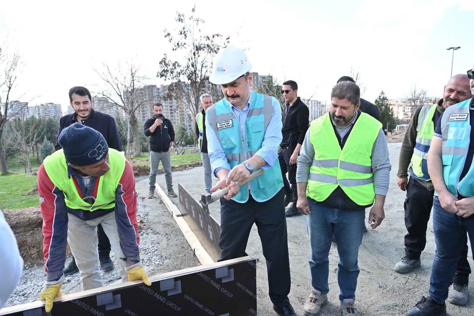 Yaşar Kemal Kent Ormanı’nda ilk çivi çakıldı