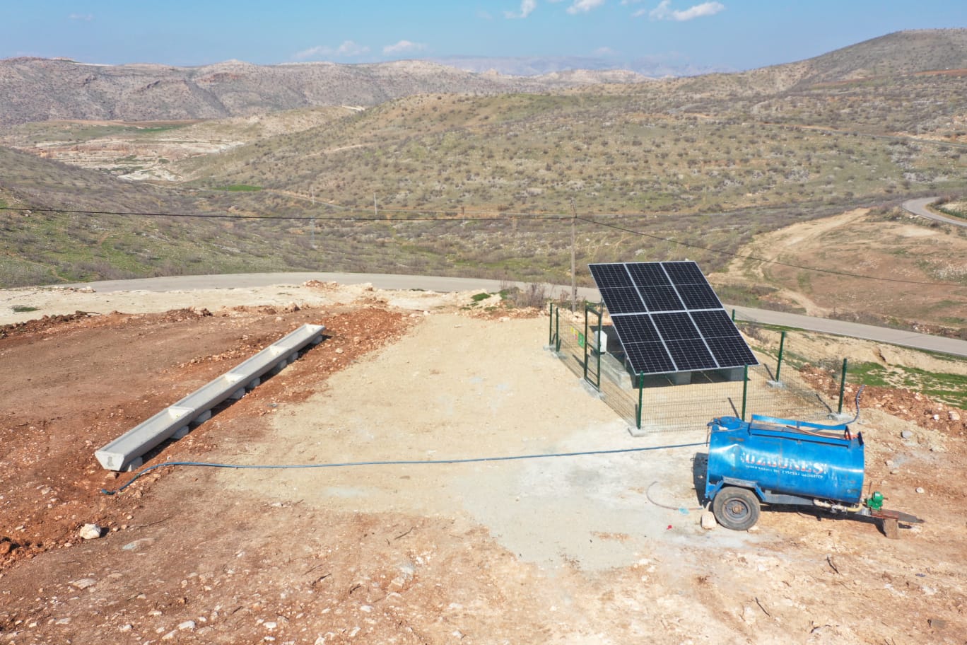 Hayvanlar için su kuyuları açılıyor