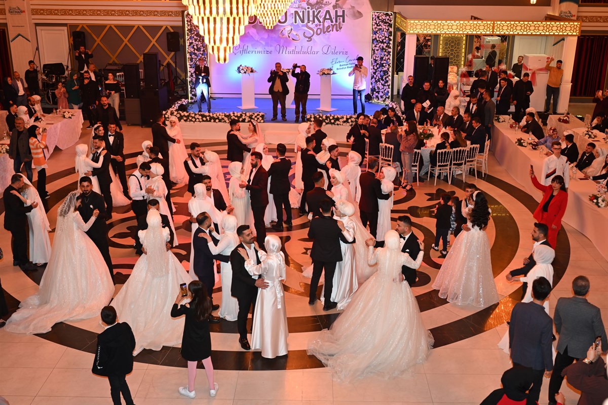 Batman’da toplu nikah töreni düzenlendi