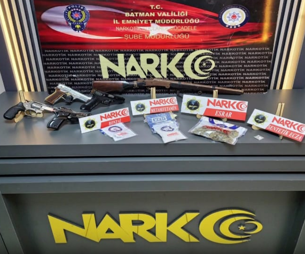 Batman’da silah kaçakçılarına operasyon!