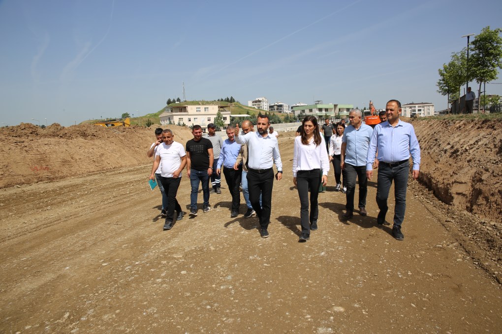 Eş Başkan Sönük, çalışmaları yerinde inceledi