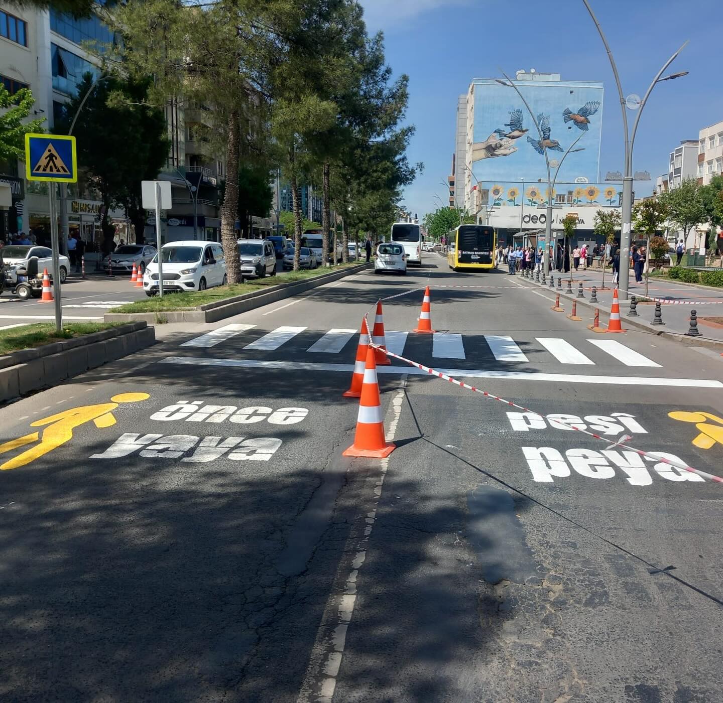 Belediyeden ‘Önce Yaya’ ve ‘Peşi Peya’ çalışması