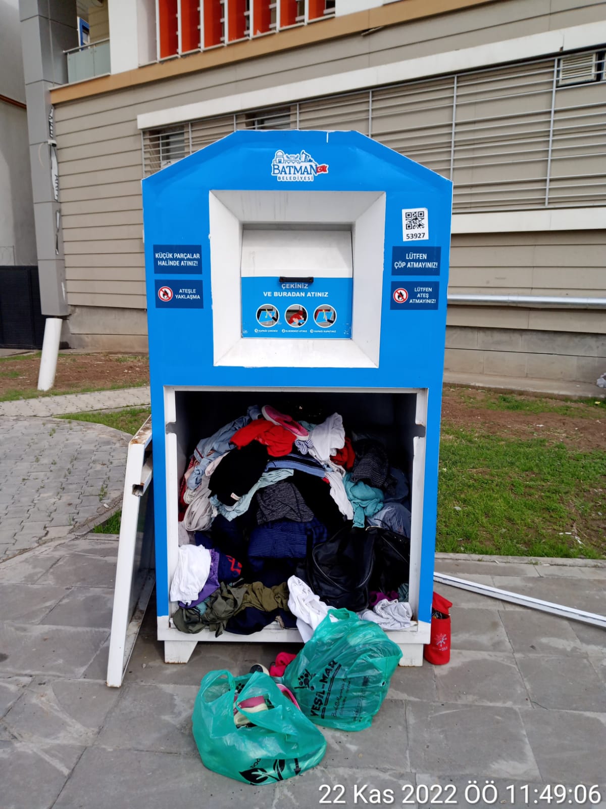 167 ton atık giysi ekonomiye kazandırıldı