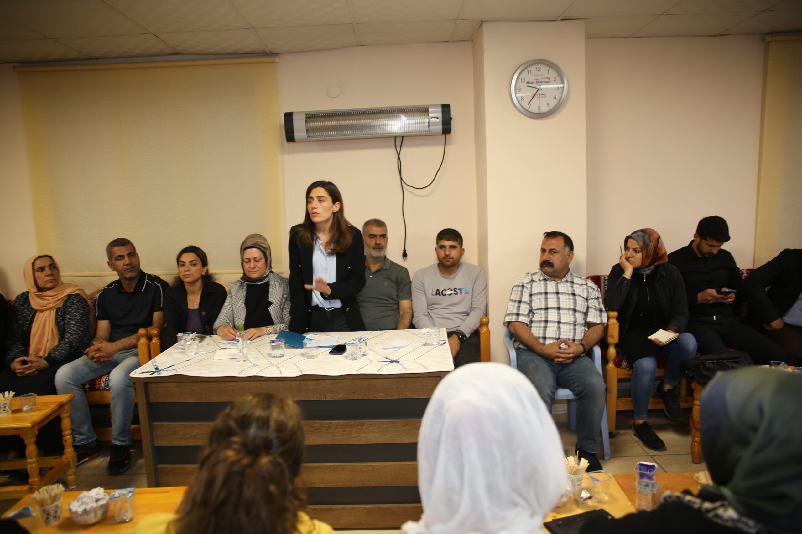 Eş Başkan Sönük, halk toplantılarına başladı