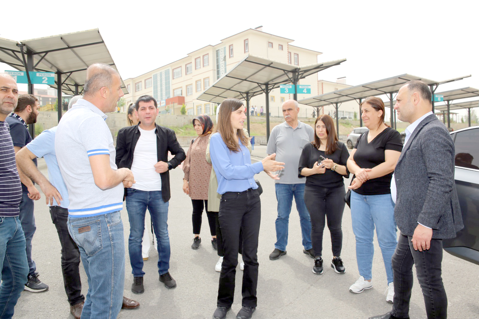 Eş Başkan Sönük, çalışmalar hakkında bilgi aldı