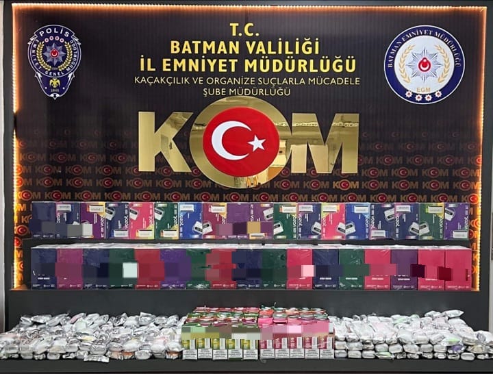 Batman’da kaçakçılık operasyonu!