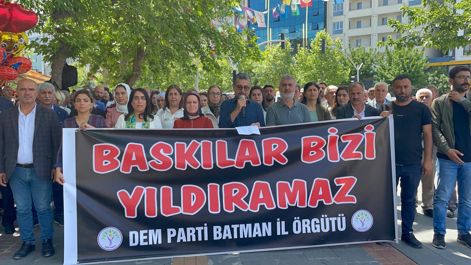 DEM Parti Batman’dan Birecik’te yaşanan olaylarla ilgili açıklama!