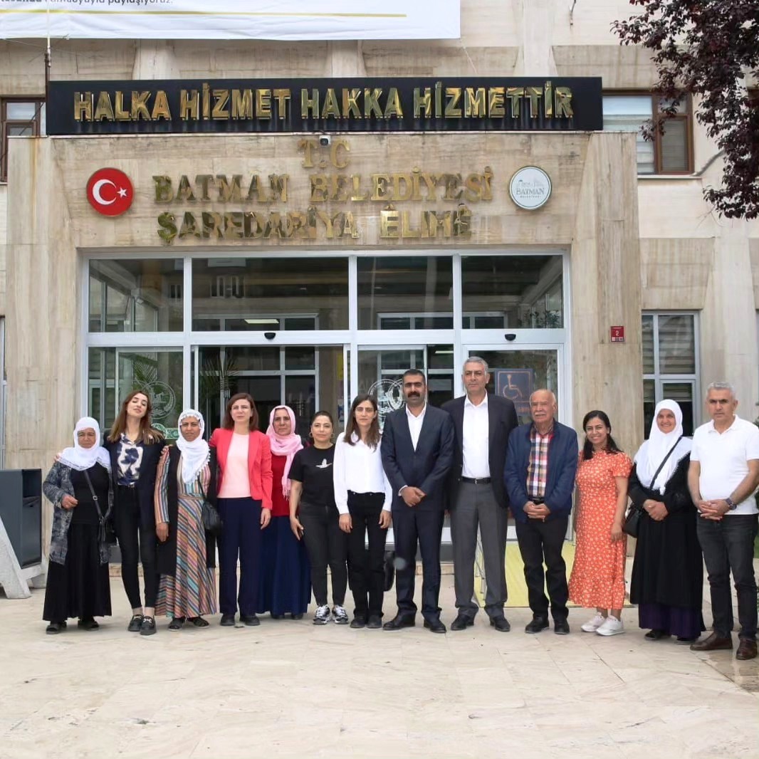 Eş Başkanlarından Belediye’ye ziyaret