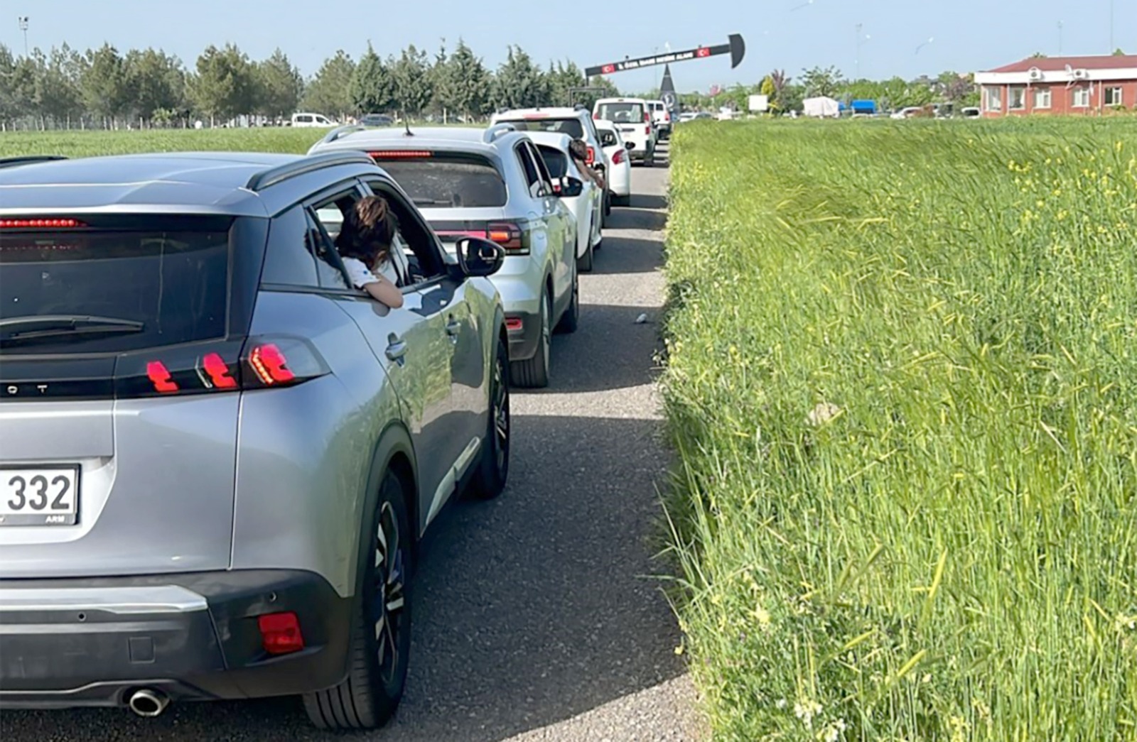 Bir günde 900 araç giriş yaptı