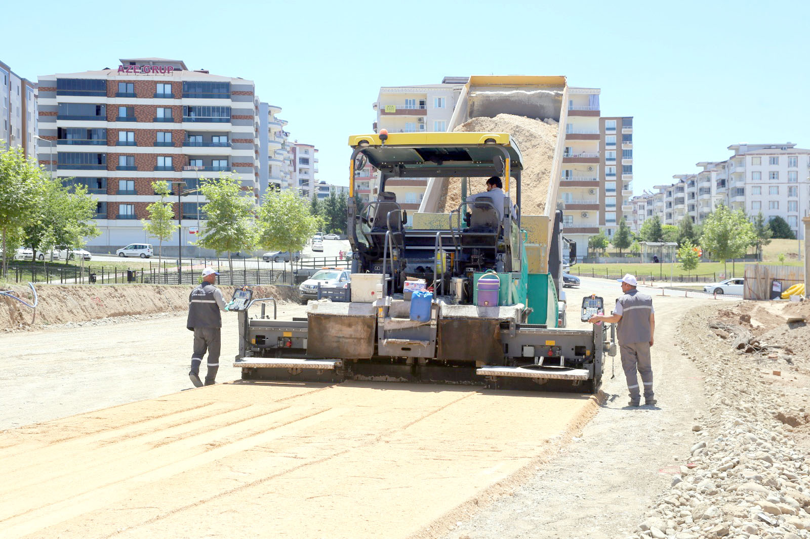 Asfalt serimi öncesi son hazırlıklar