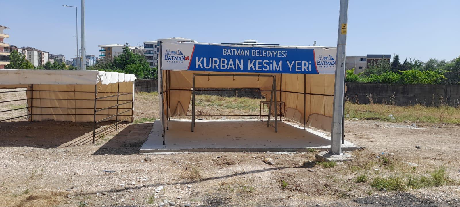 KURBAN KESİM YERLERİ BAYRAMA HAZIR