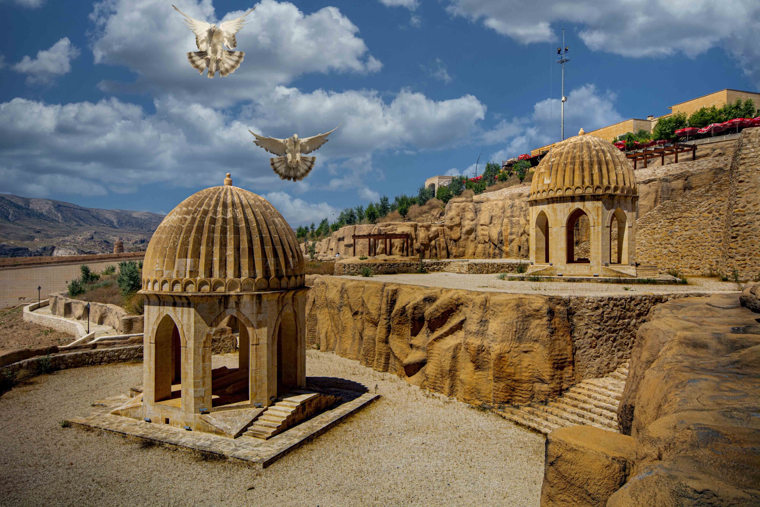 Arkeopark ve Şaab Vadisini fotoğrafladı