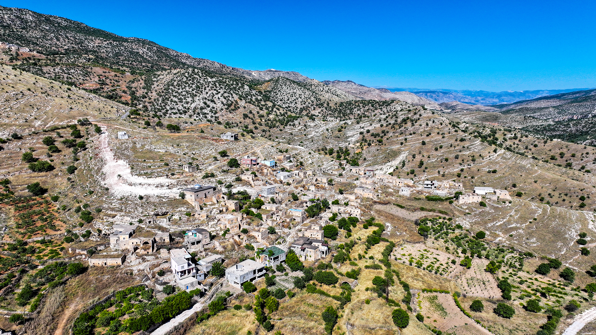 500 metrelik yeni yol çalışmaları tamamlandı