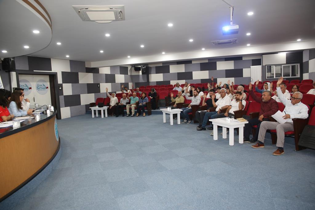 Belediye meclisinde gündem maddeleri görüşüldü