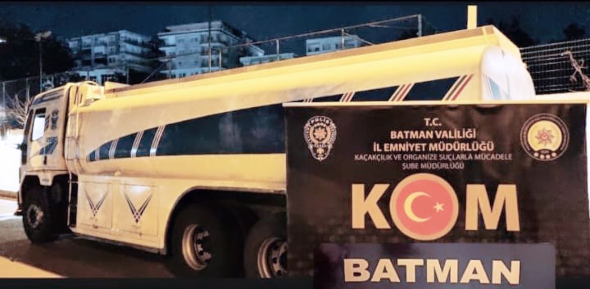 Batman’da Kaçak Akaryakıt Operasyonu