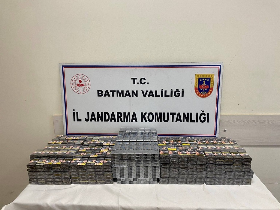 1010 paket kaçak sigara ele geçirildi