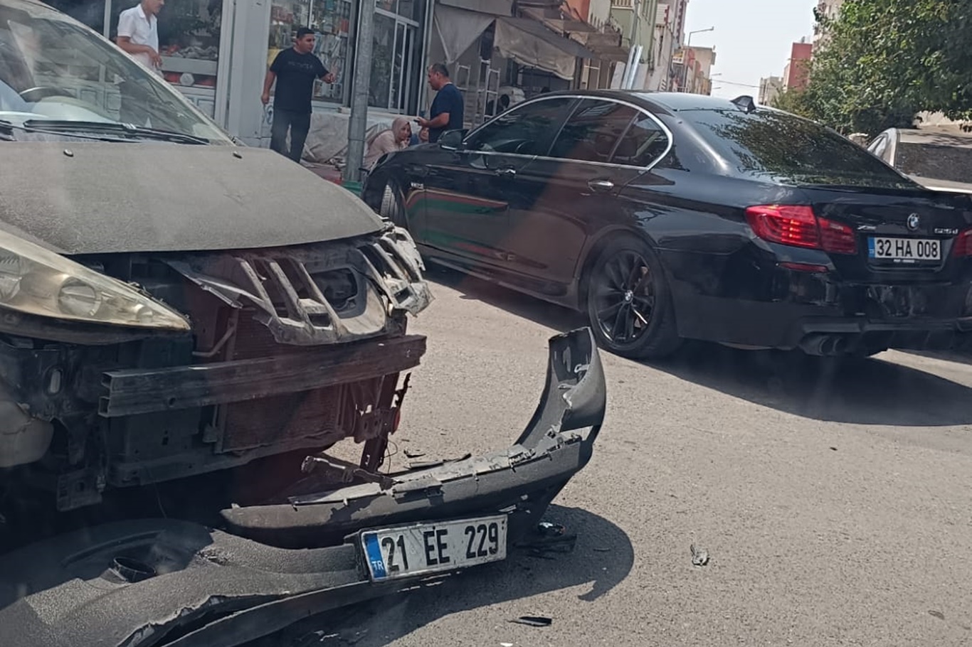 Batman’da maddi hasarlı trafik kazası