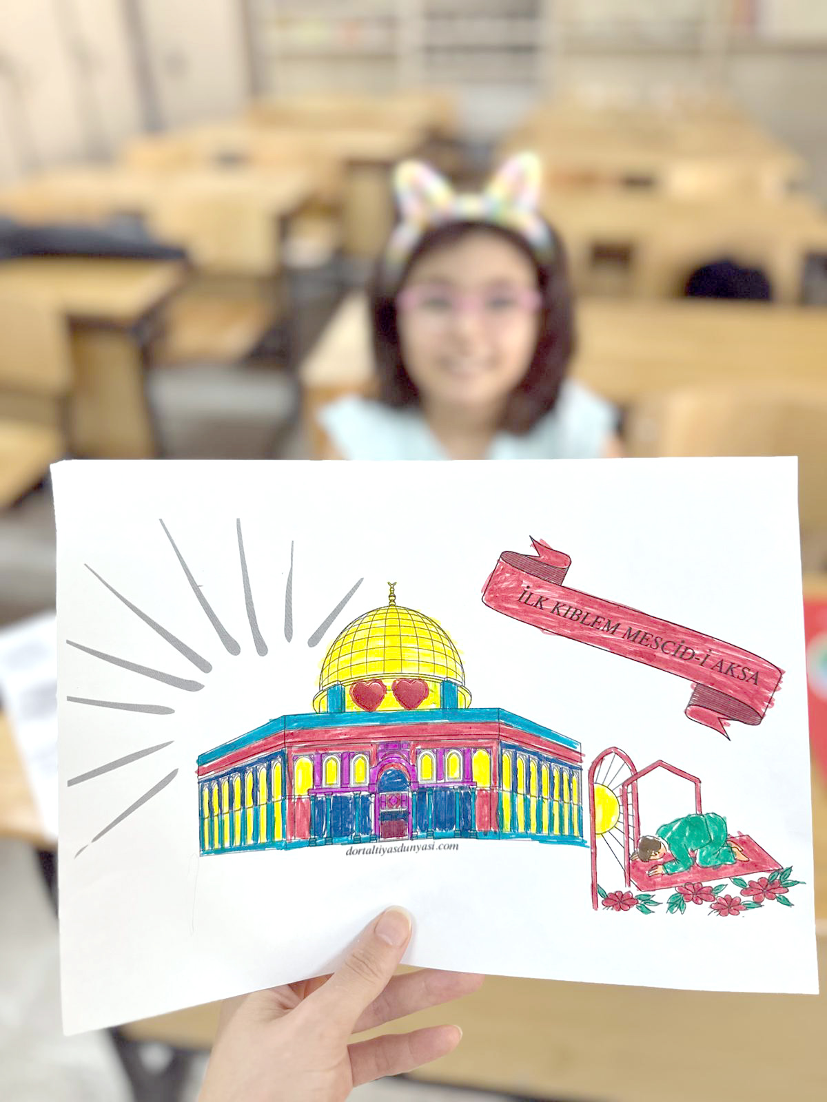 Petrolkent Gençlik Merkezi’nde Kudüs Temalı Resim Sergisi