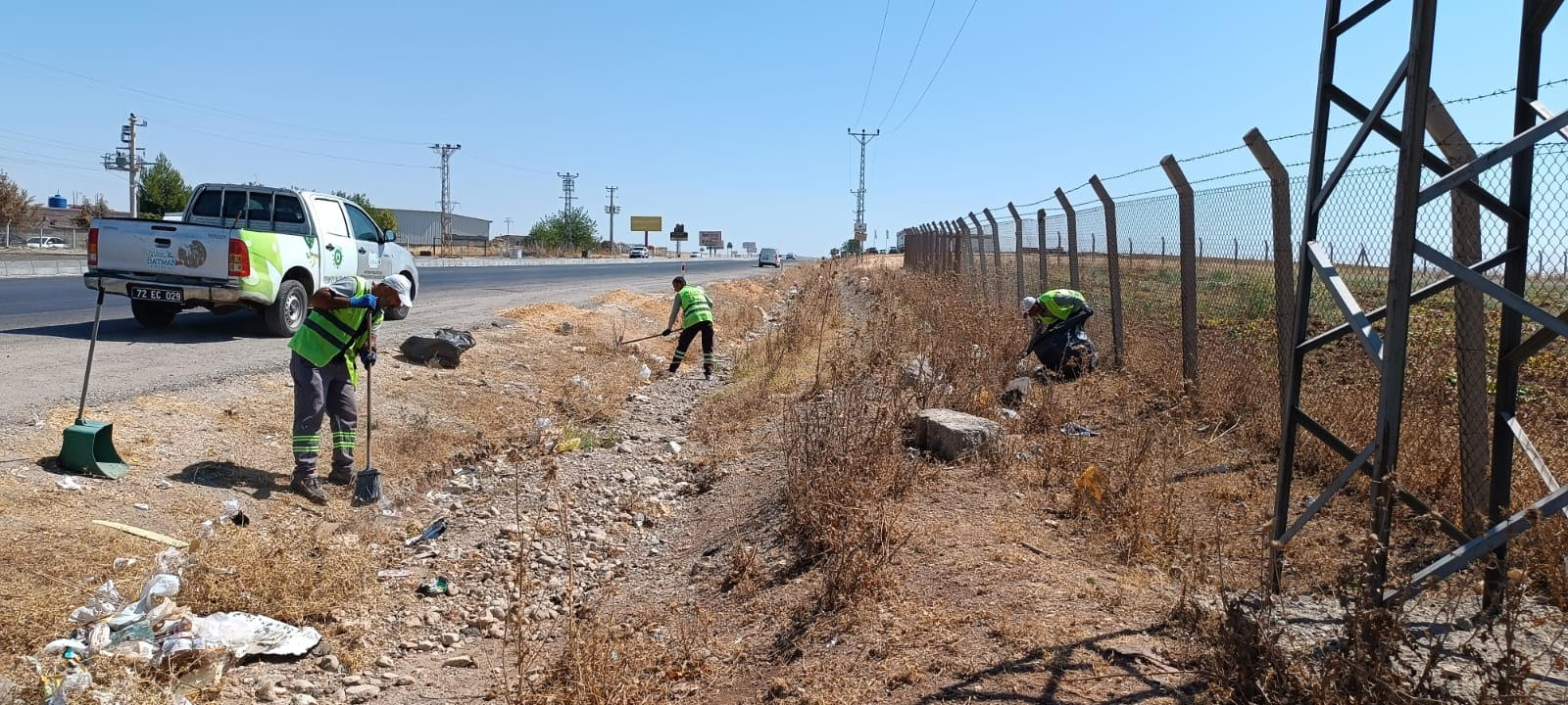 OSB yolunda kapsamlı temizlik