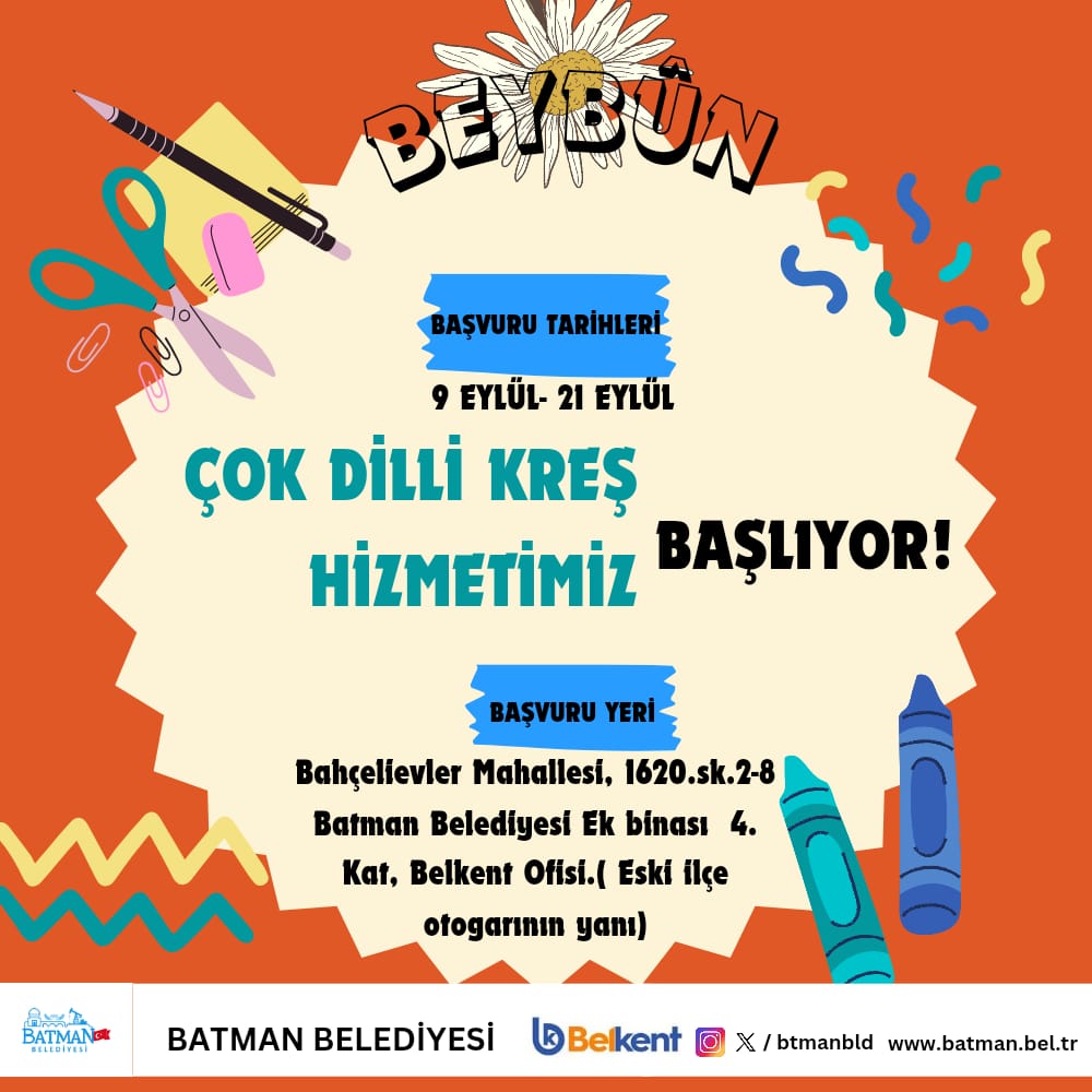 “Çok Dilli Kreş” Başvuruları Başladı 