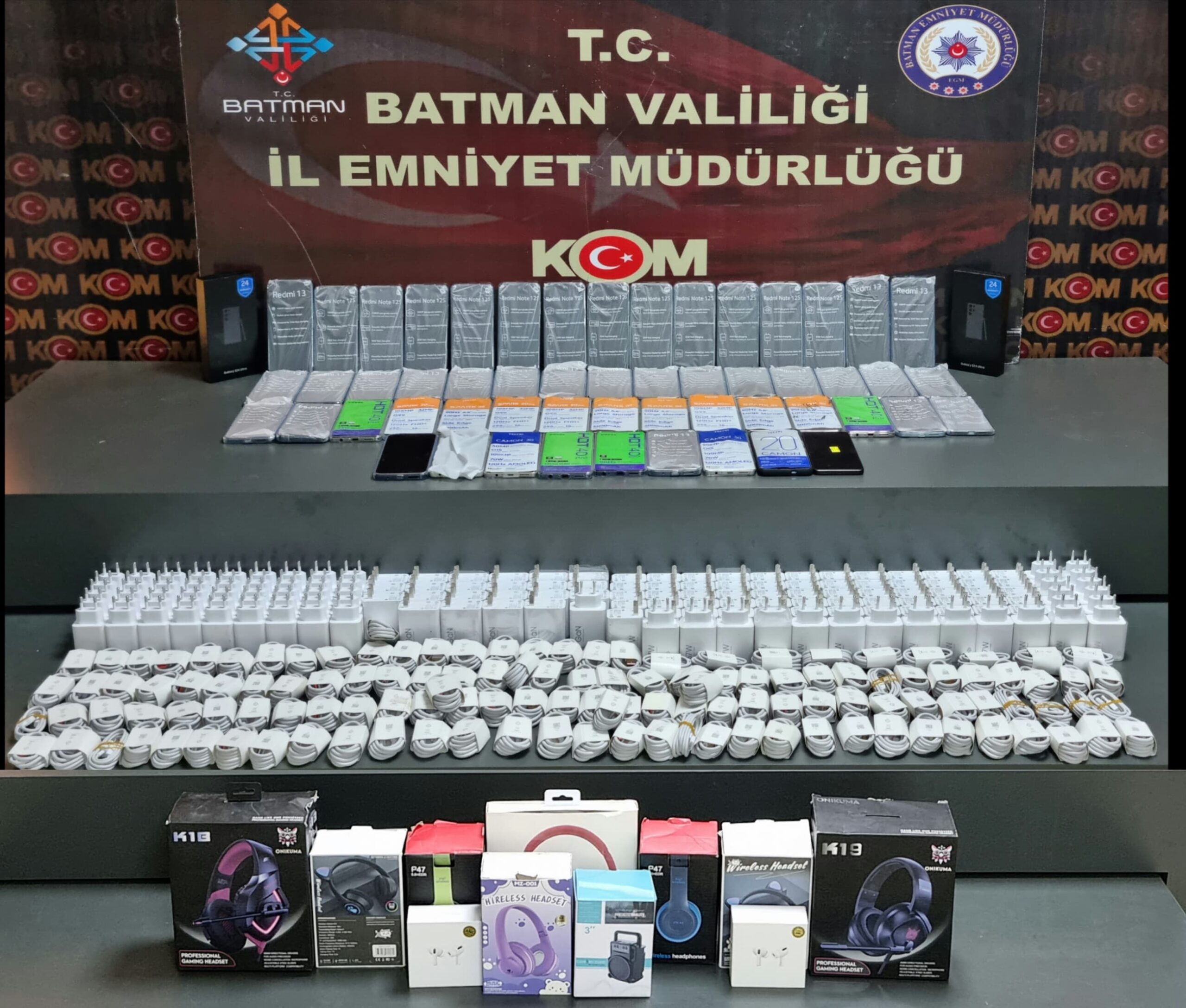 Çok sayıda kaçak ürün ele geçirildi