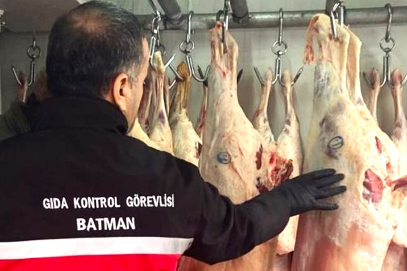 500 kiloyu aşkın kaçak et imha edildi