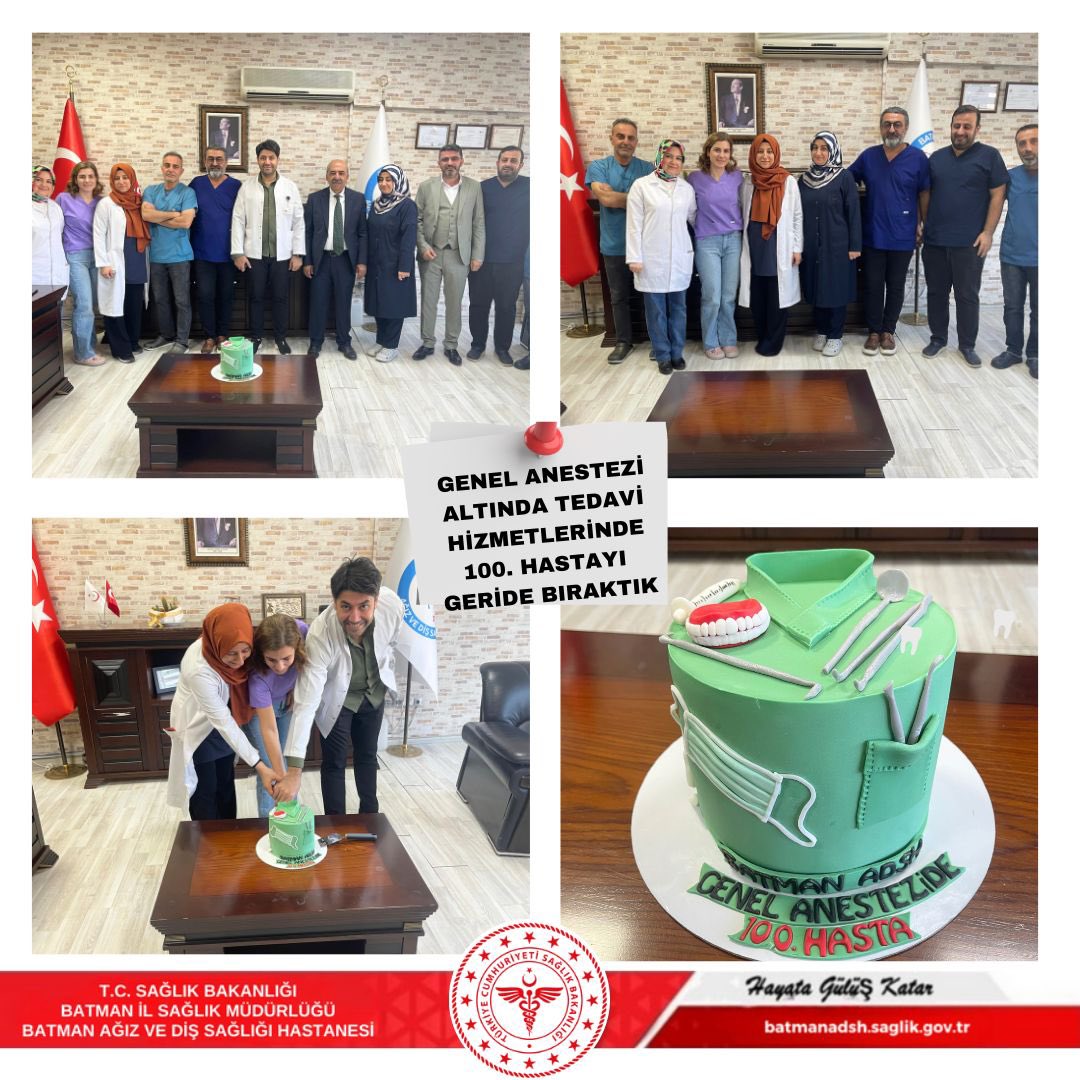 Genel Anestezi ile 100. Hasta Tedavi Edildi