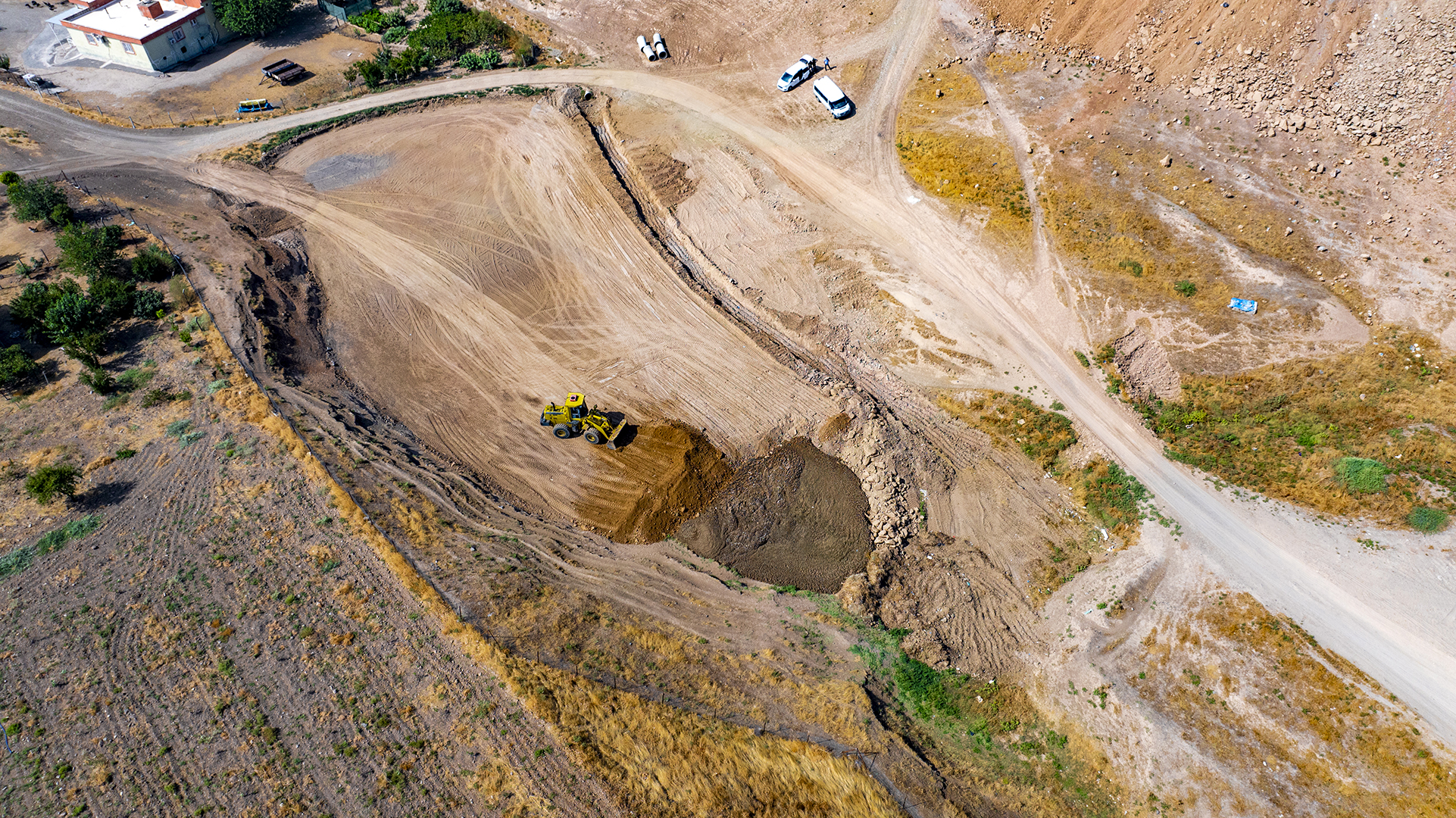 Danalı Köyü’ndeki Tehlikeli Su Birikintisi Islah Edildi
