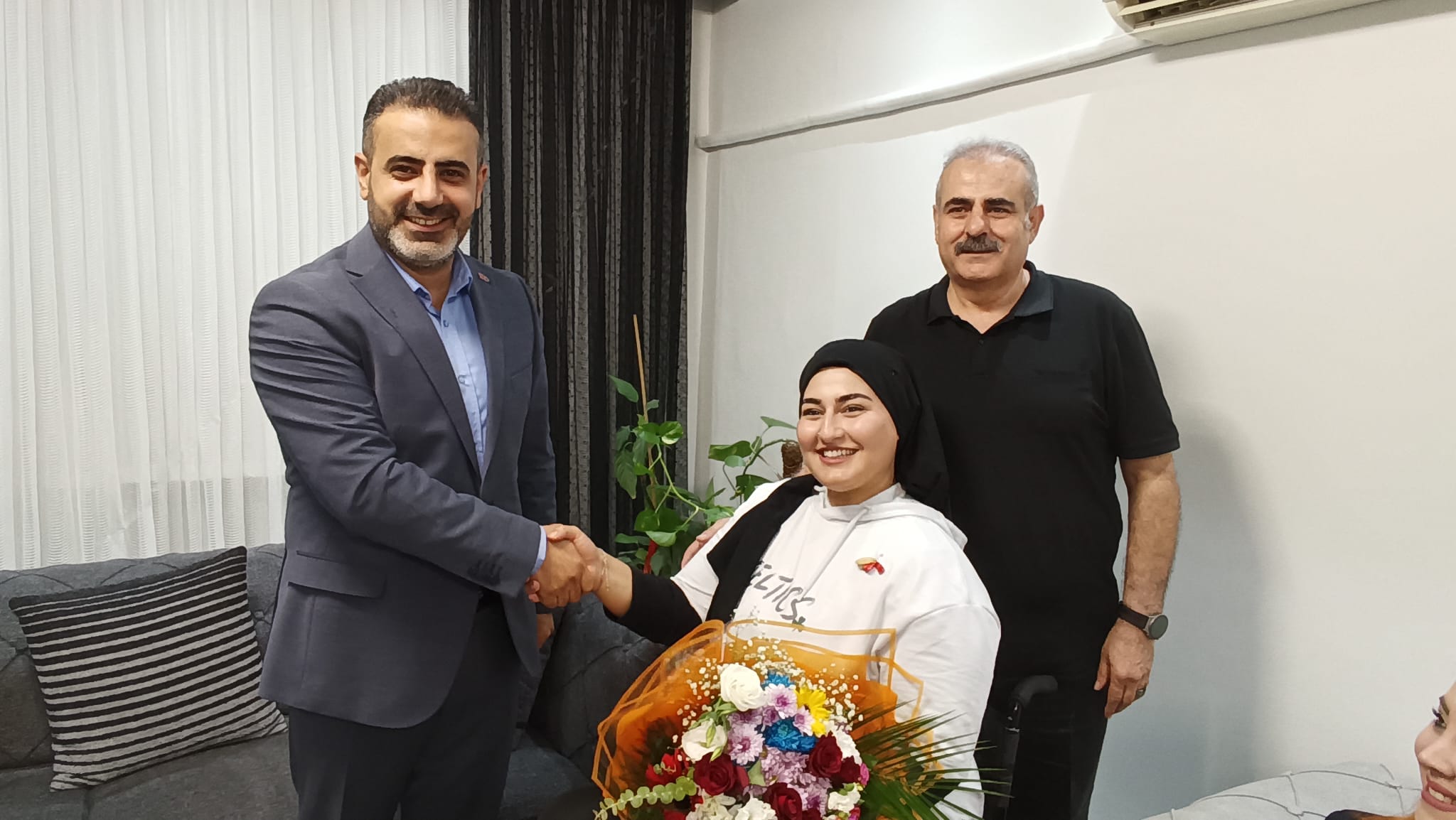 Başkan Çetin’den şampiyon Güney’e destek