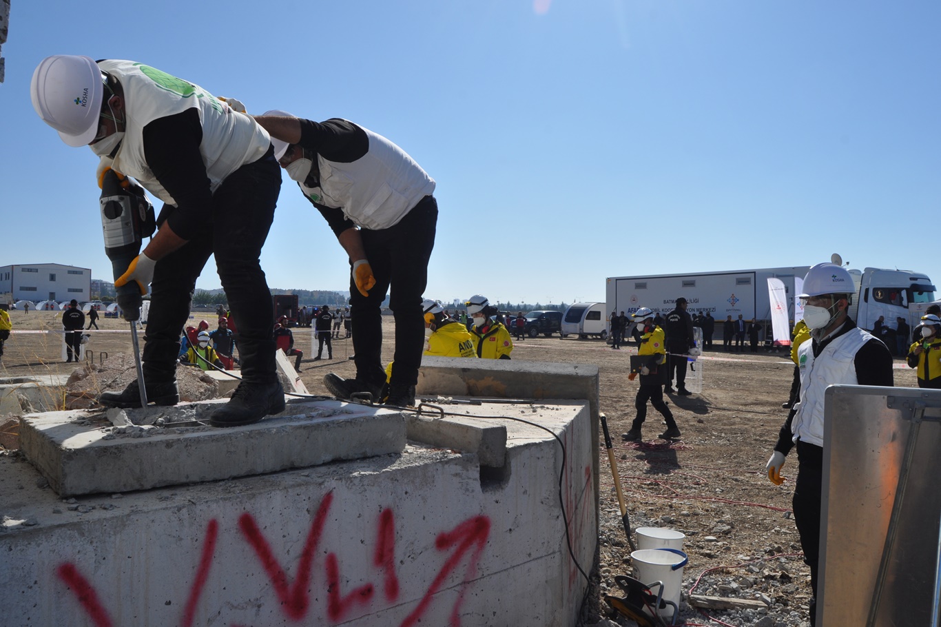 Batman’da Deprem ve Kimyasal Sızıntı Tatbikatı