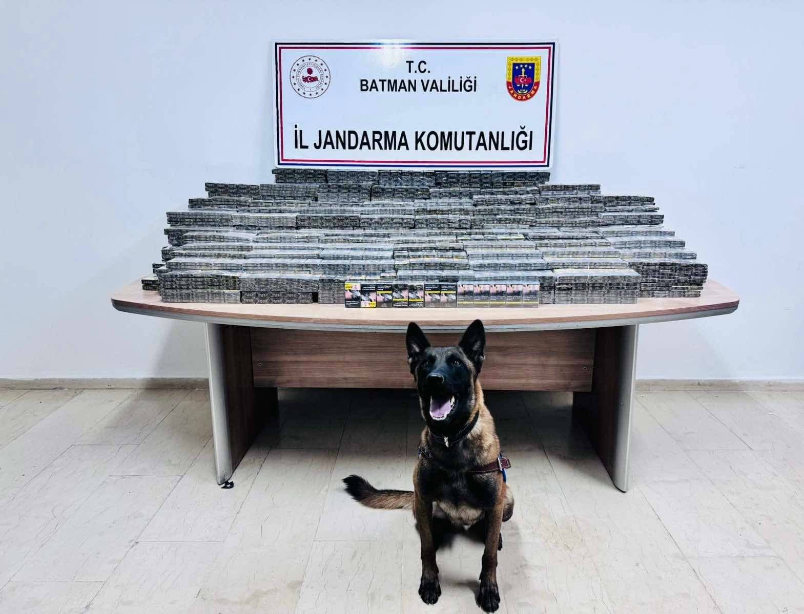 Çok sayıda kaçak sigara ele geçirildi