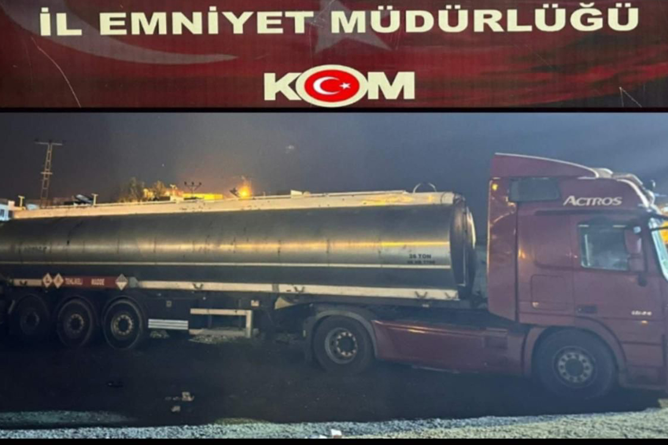 22 ton kaçak karışımlı akaryakıt ele geçirildi
