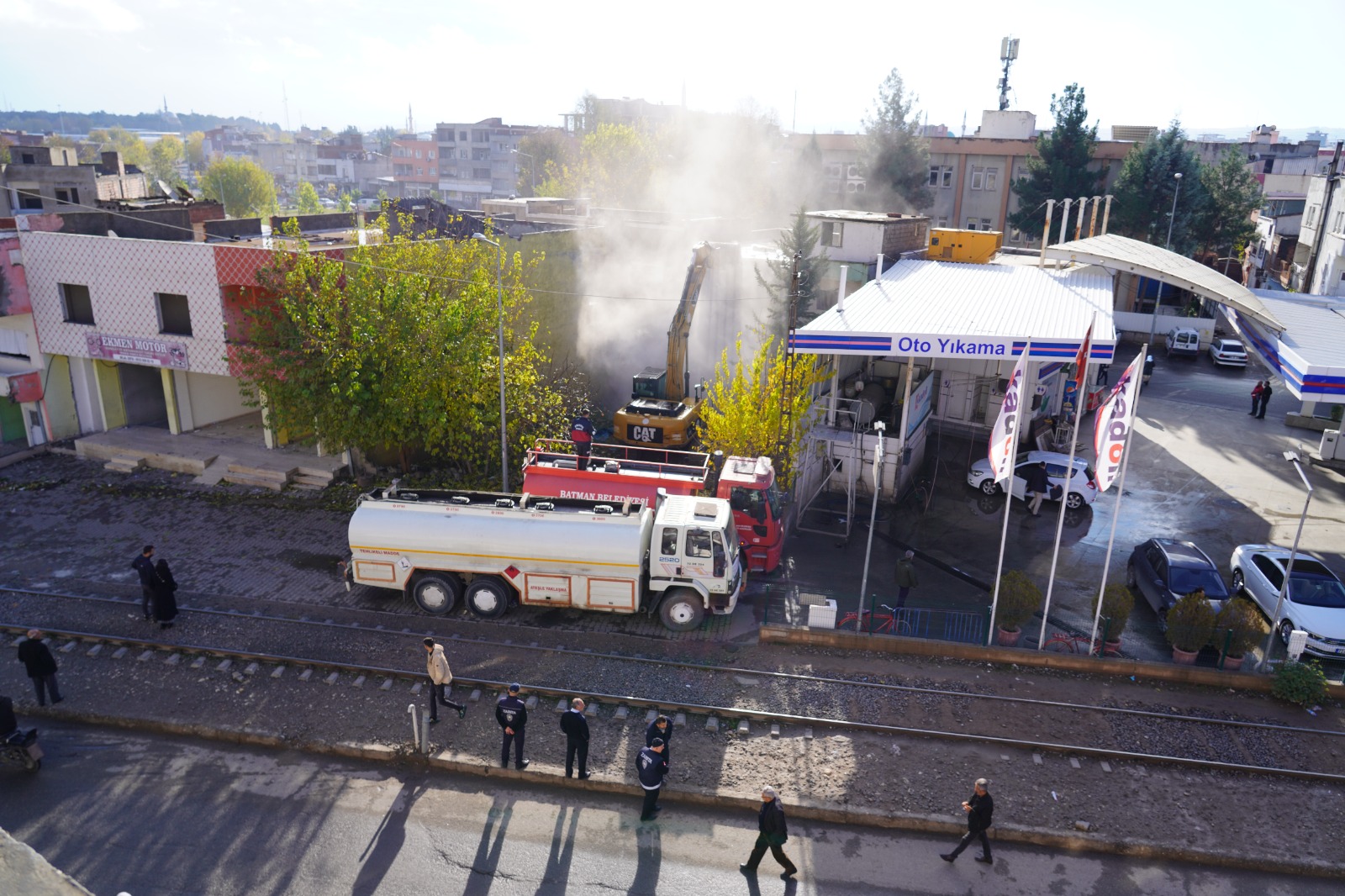 Belediye kentsel dönüşüm yıkımlarına başladı
