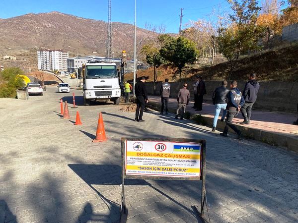 Sason’da doğal gaz için ilk kazma vuruldu