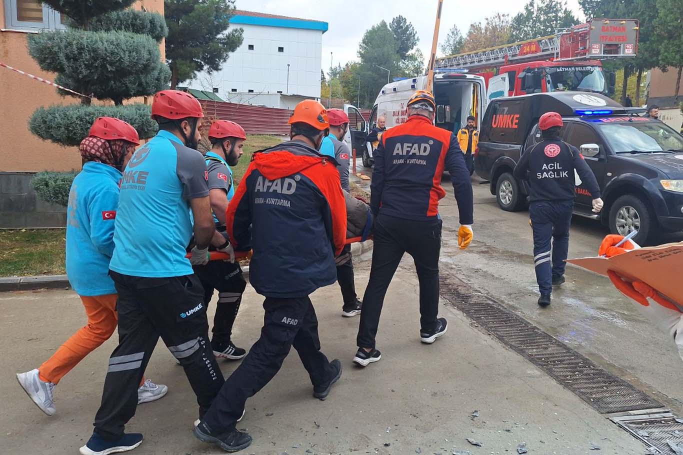 Hastanede yangın tatbikatı yapıldı