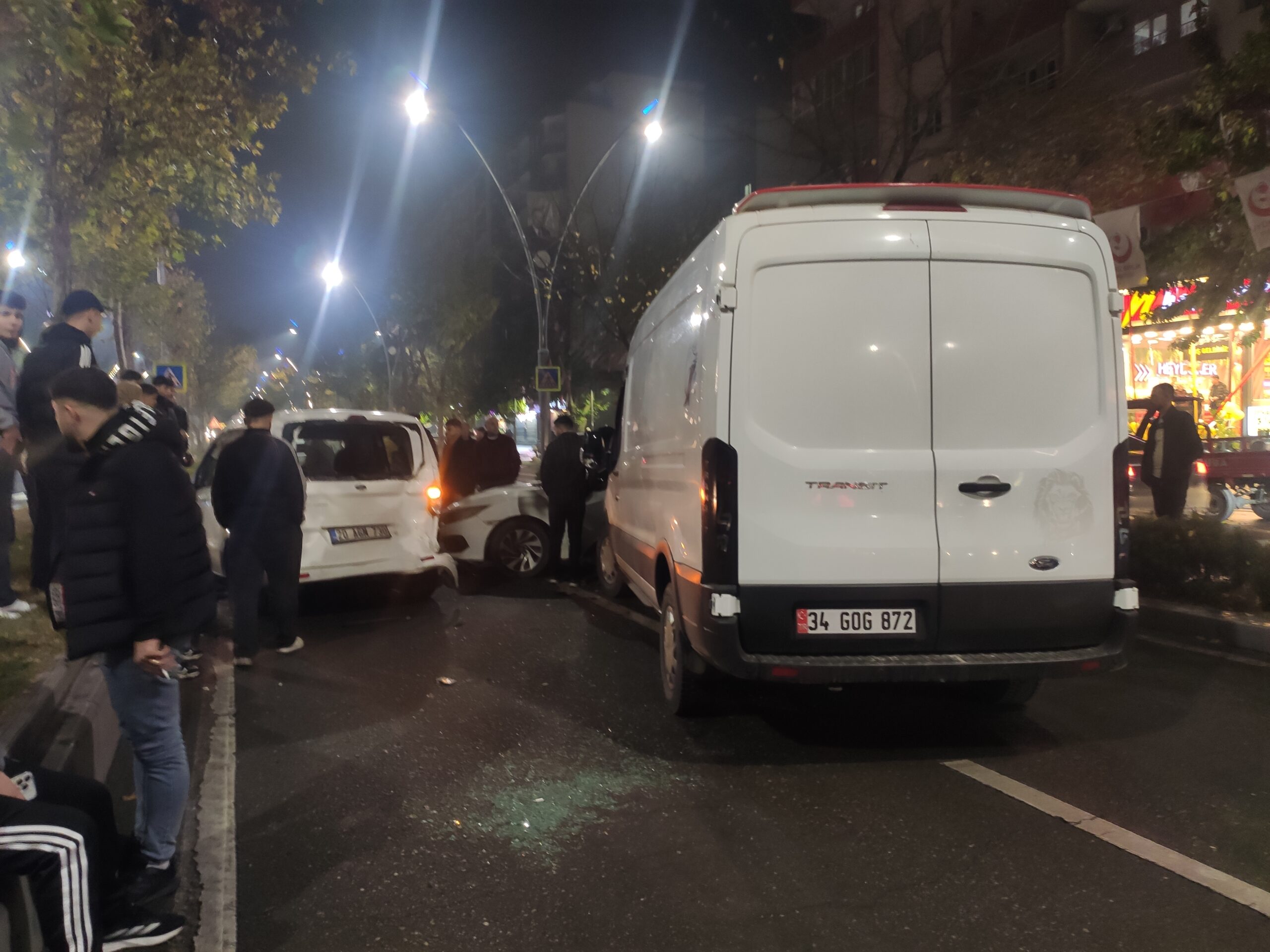 Turgut Özal Bulvarı’nda Zincirleme Trafik Kazası