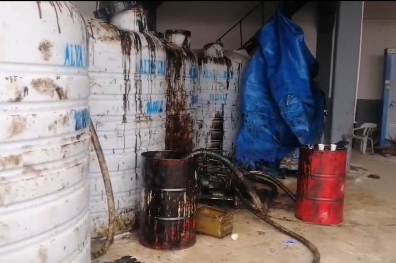95 bin litre kaçak akaryakıt ele geçirildi