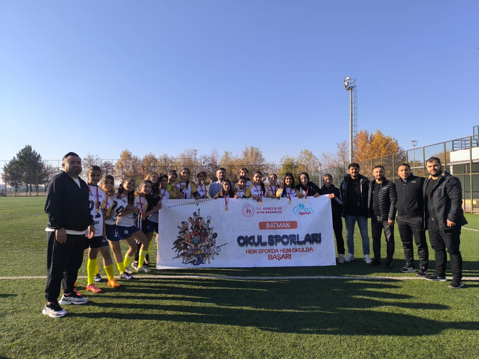 Spor Lisesi Genç Kızlar Futbol Takımı İl Şampiyonu Oldu